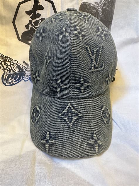 denim lv hat|louis vuitton dandy hat.